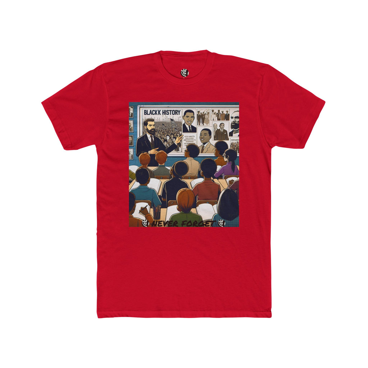 Unisex Cotton Crew Tee - Celebrating Black History Design