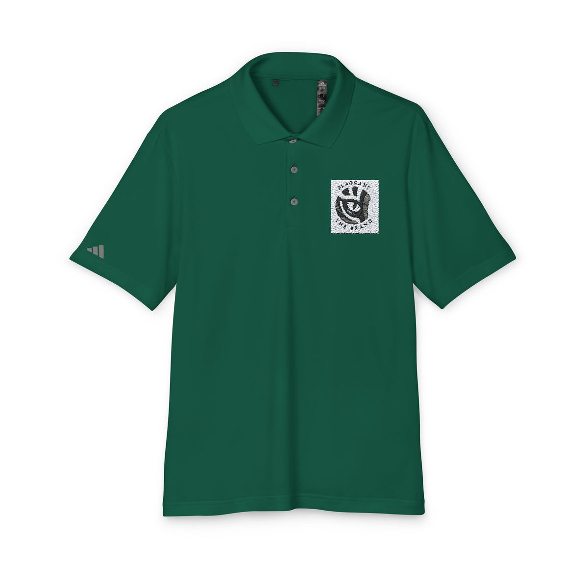 adidas Unisex Performance Polo with Graphic Print - Casual Sporty Apparel