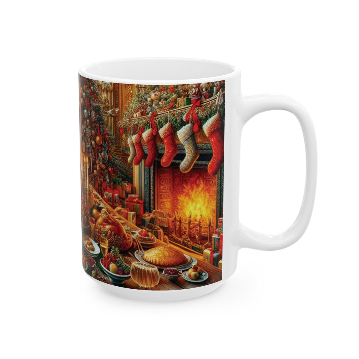 Festive Holiday Ceramic Mug - Perfect for Cozy Winter Moments