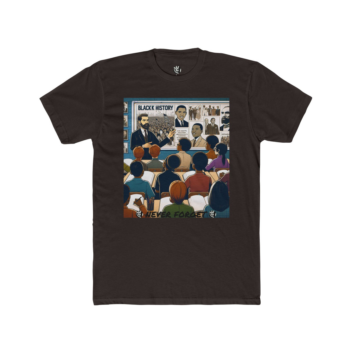 Unisex Cotton Crew Tee - Celebrating Black History Design