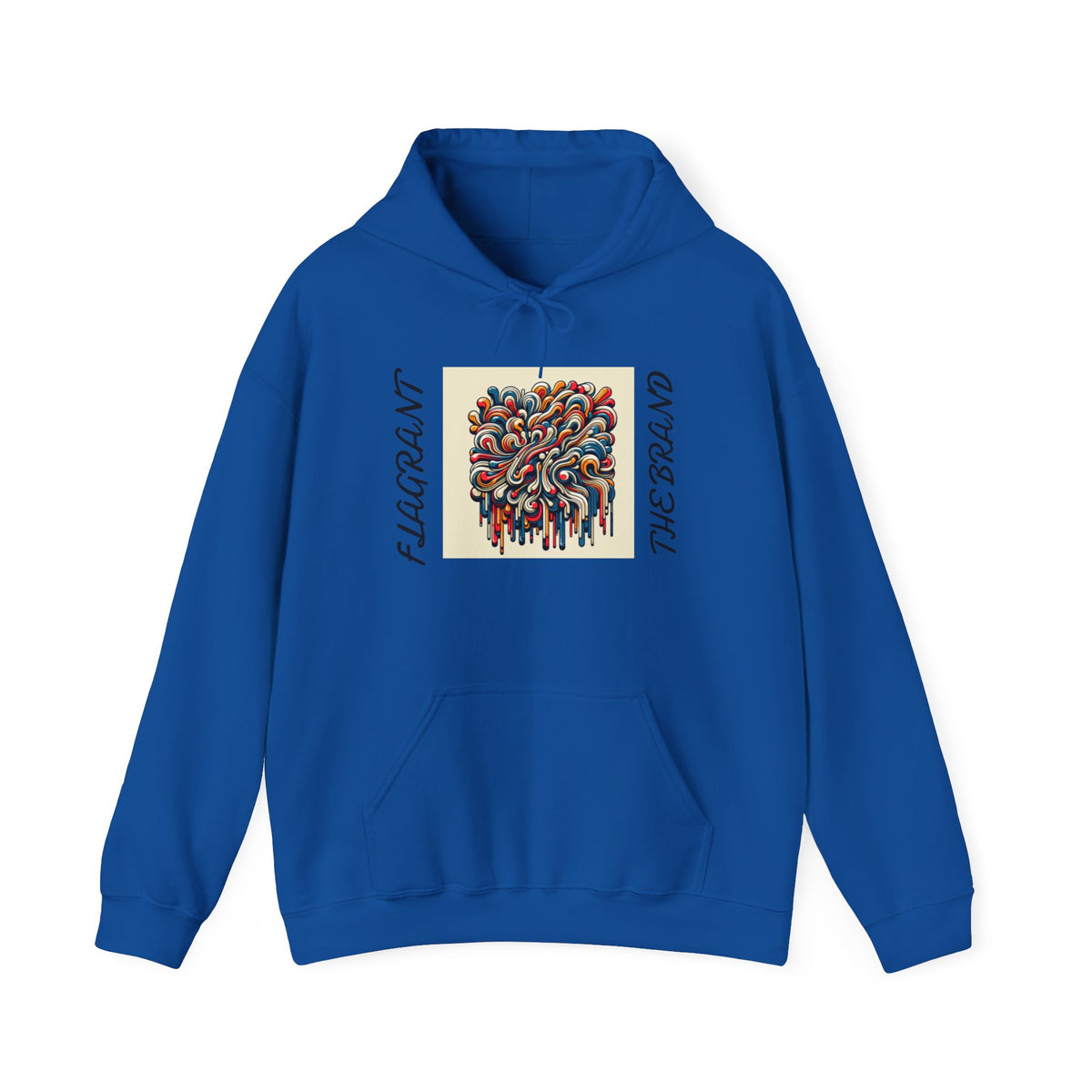 Flair & Bold Unisex Heavy Blend Hoodie - Artistic Design for Everyday Comfort