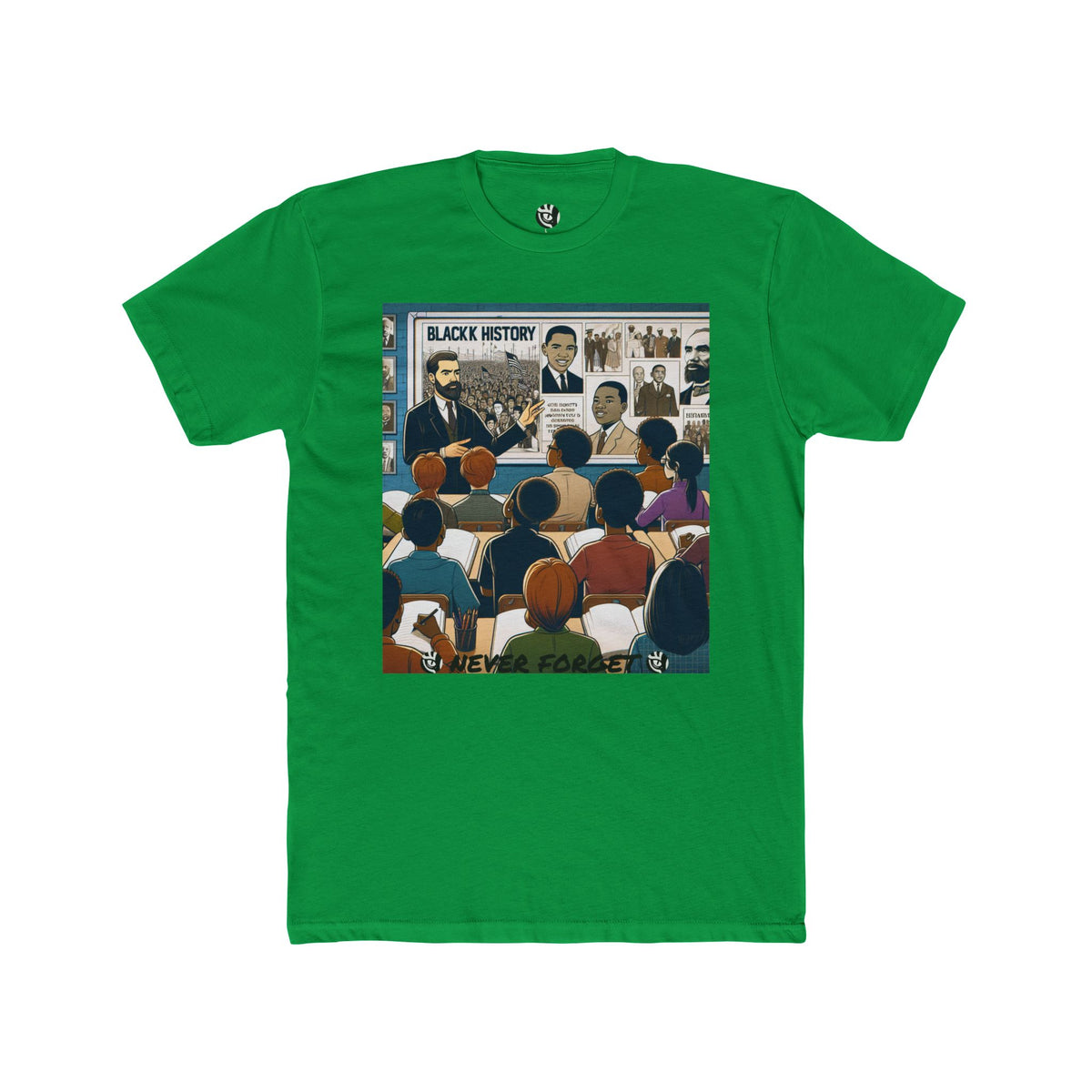 Unisex Cotton Crew Tee - Celebrating Black History Design