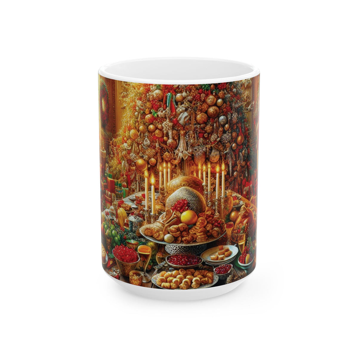 Festive Holiday Ceramic Mug - Perfect for Cozy Winter Moments