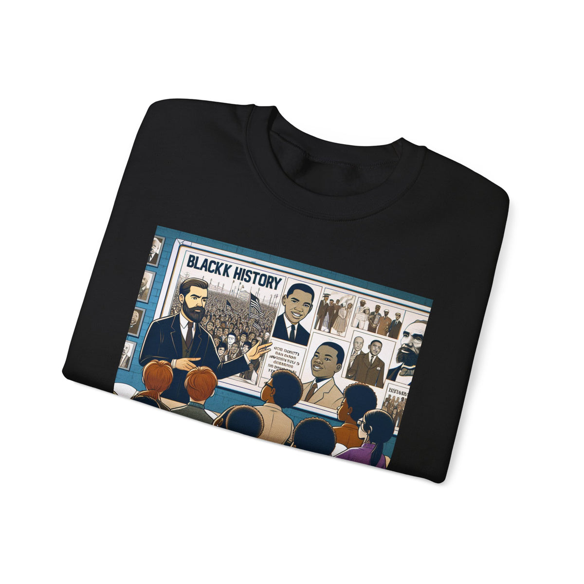 Black History Crewneck Sweatshirt - Unisex Heavy Blend™