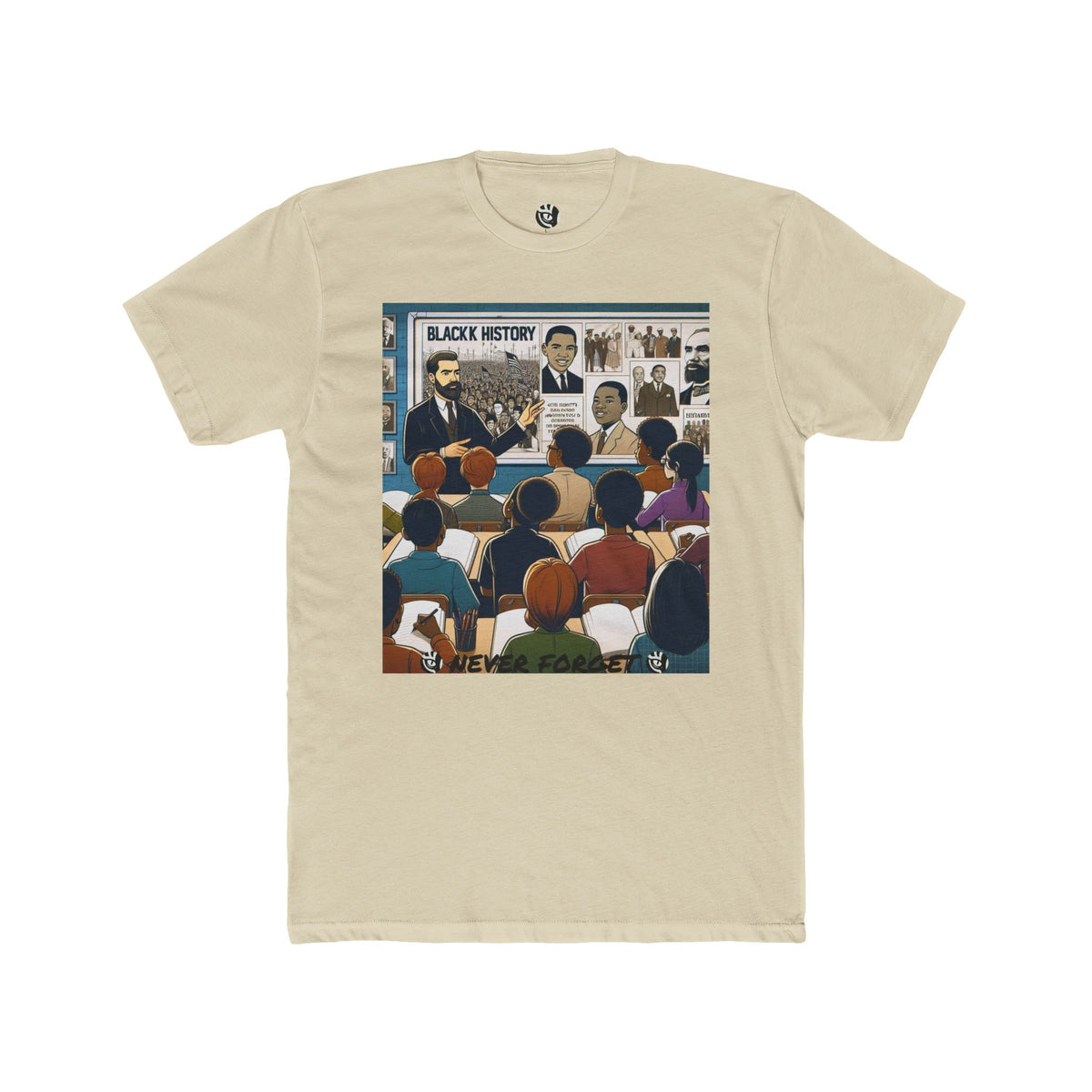 Unisex Cotton Crew Tee - Celebrating Black History Design