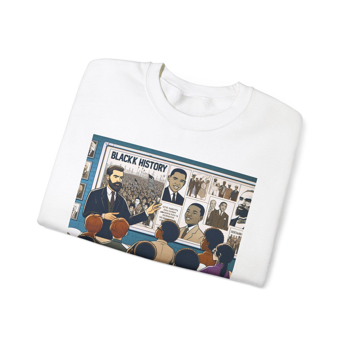 Black History Crewneck Sweatshirt - Unisex Heavy Blend™