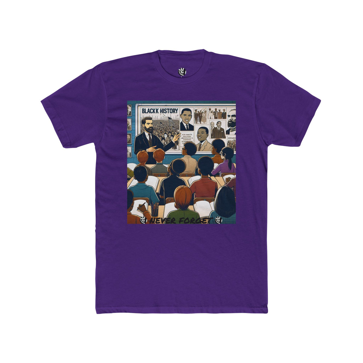 Unisex Cotton Crew Tee - Celebrating Black History Design