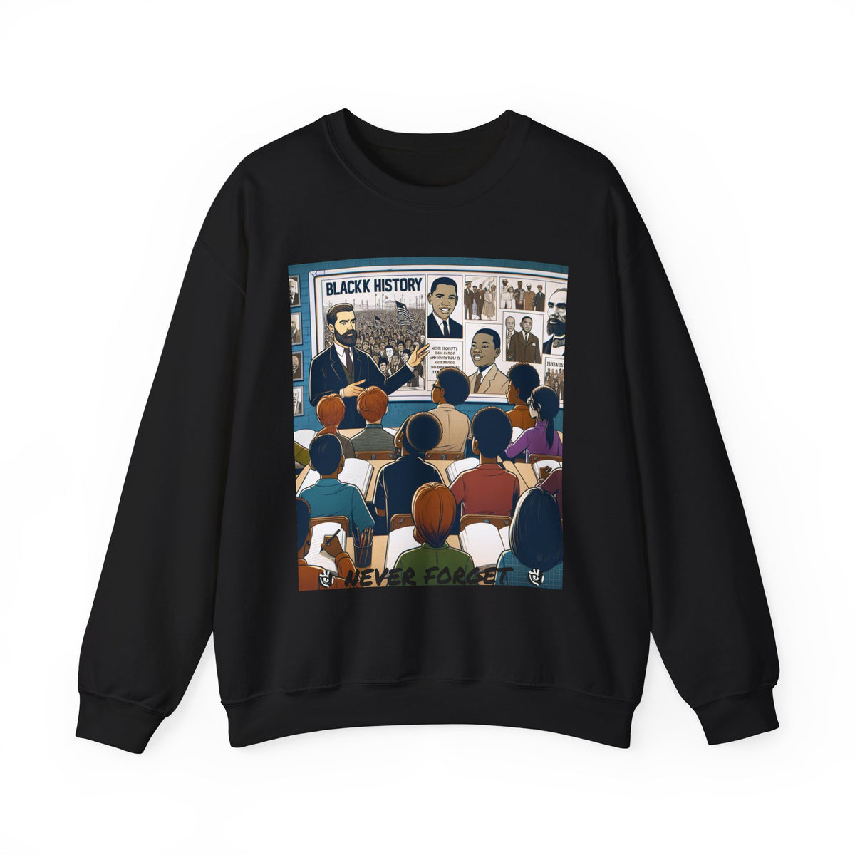 Black History Crewneck Sweatshirt - Unisex Heavy Blend™