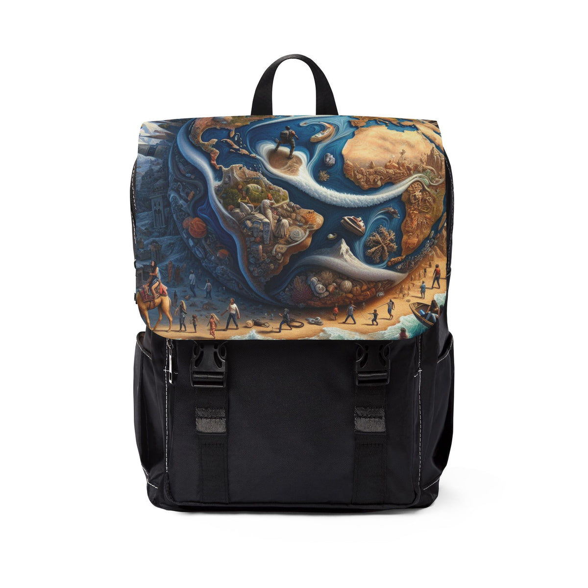 Unisex Casual Shoulder Backpack