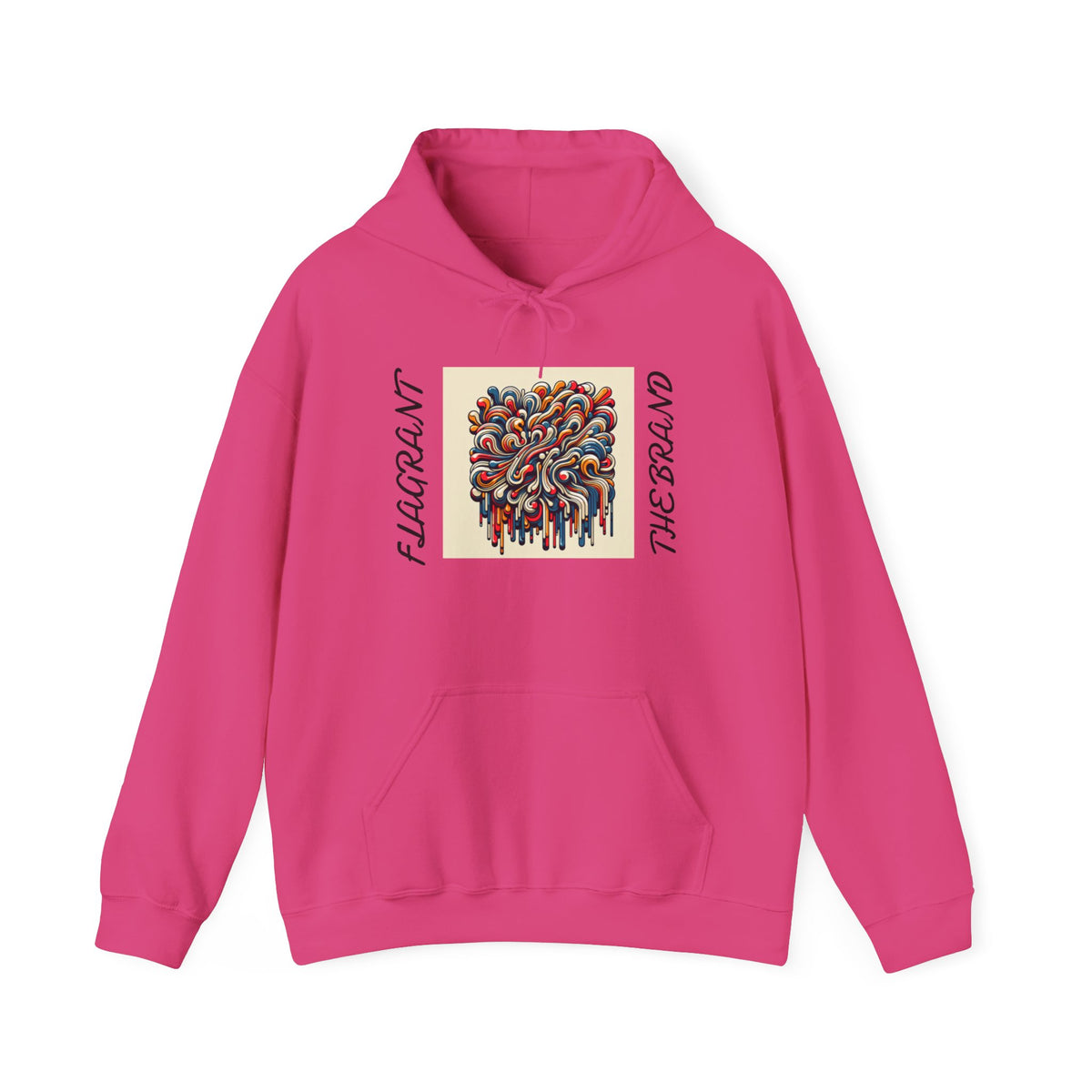 Flair & Bold Unisex Heavy Blend Hoodie - Artistic Design for Everyday Comfort