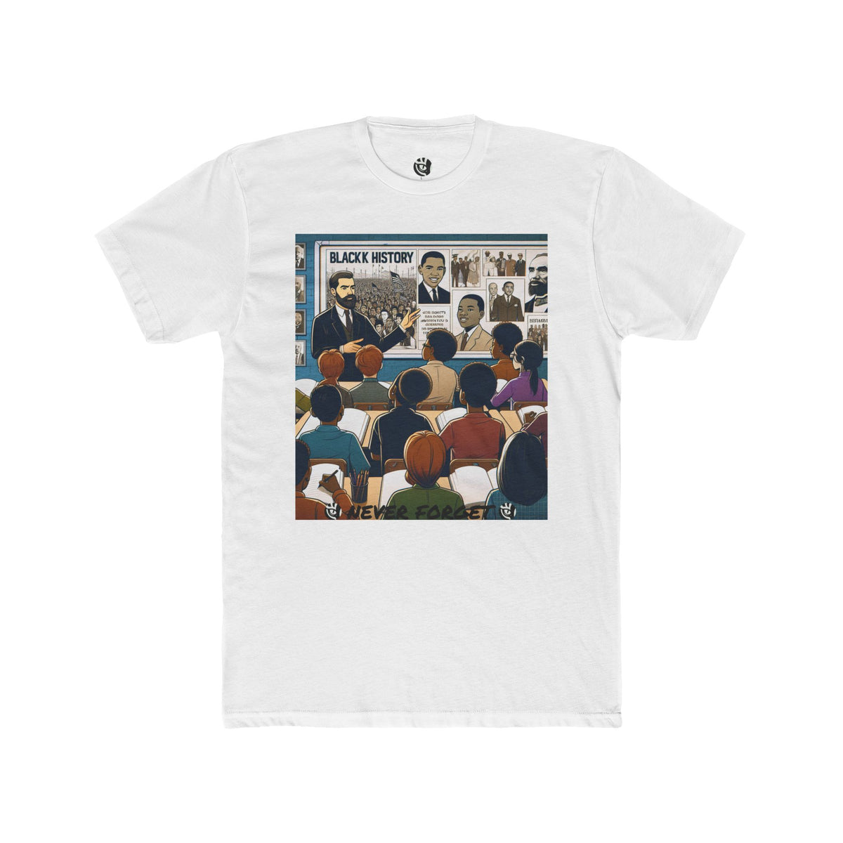 Unisex Cotton Crew Tee - Celebrating Black History Design