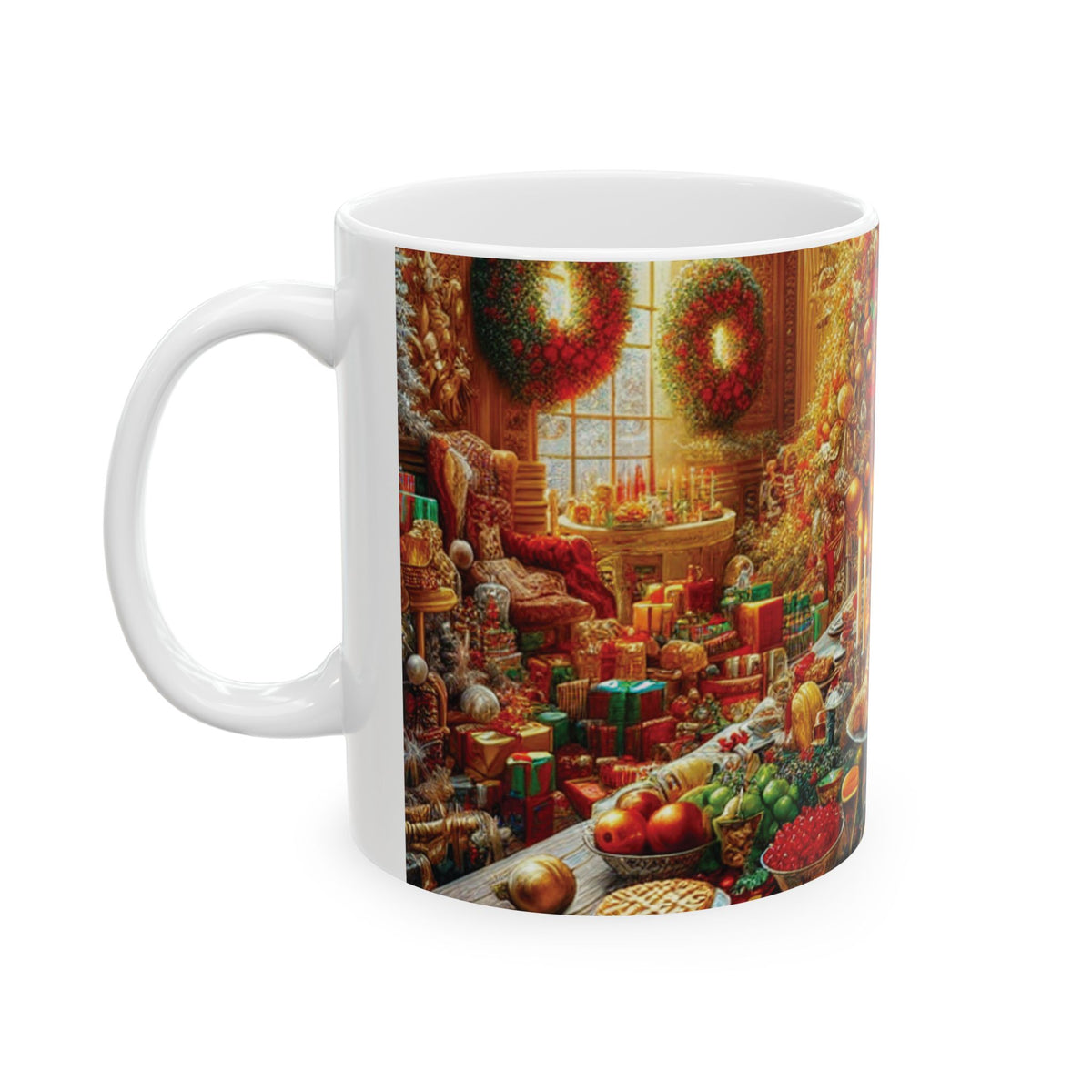 Festive Holiday Ceramic Mug - Perfect for Cozy Winter Moments