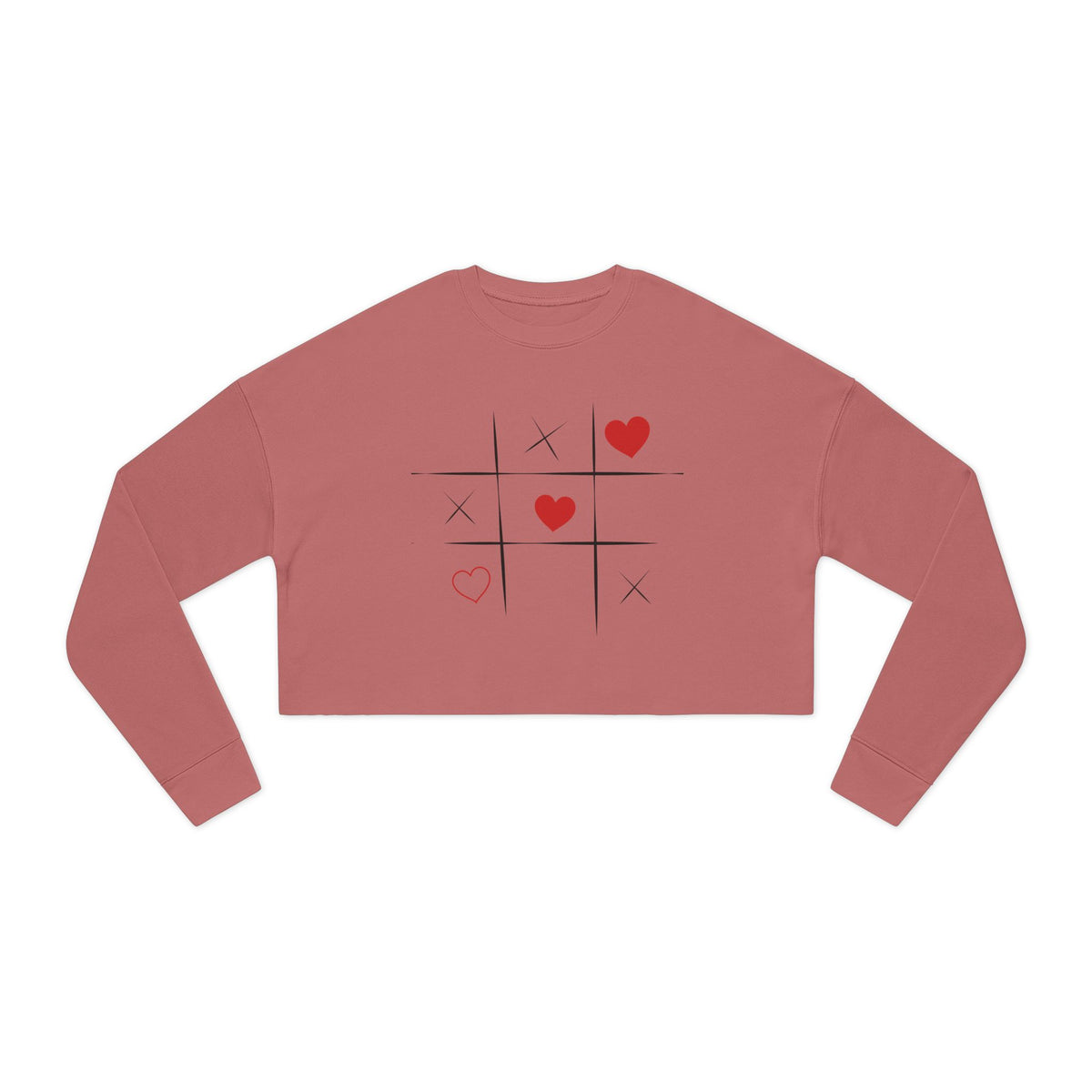 Trendy Women's Cropped Sweatshirt
