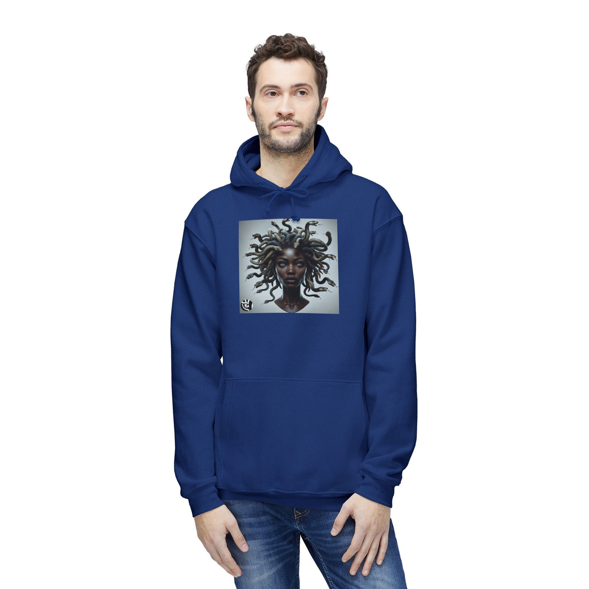 Medusa Graphic Unisex Hoodie, Cozy Sweatshirt Gift for Her, Stylish Layer for Fall, Unique Art, Trendy Youth Fashion