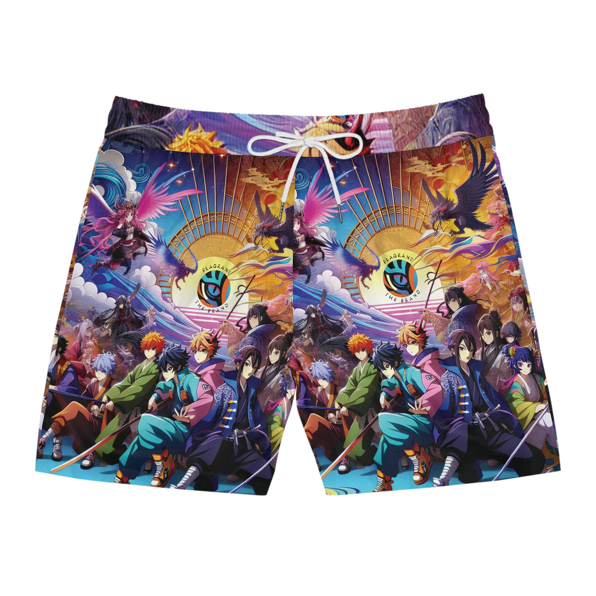 Men's Mid-Length Swim Shorts (AOP)