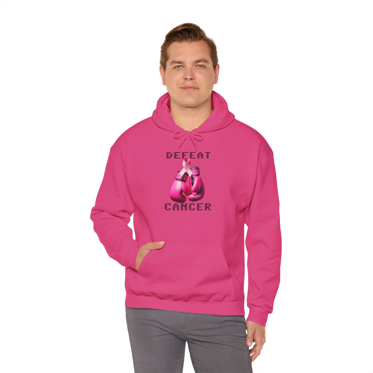 Cancer  Awareness Hoodie - Unisex Heavy Blend™ Sweatshirt for Awareness and Support
