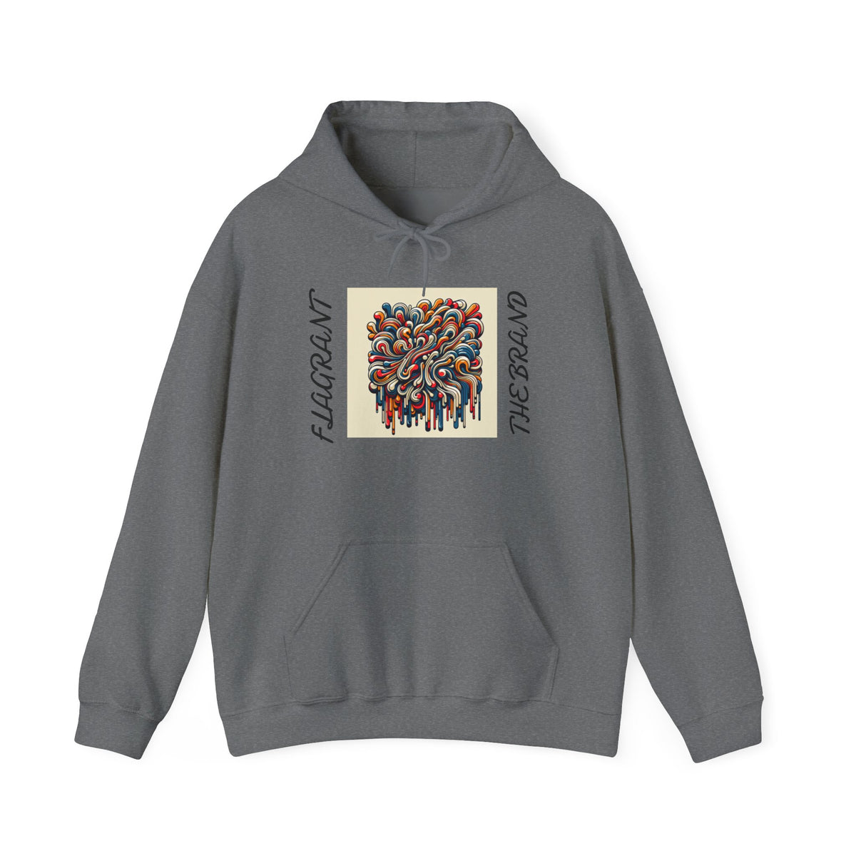 Flair & Bold Unisex Heavy Blend Hoodie - Artistic Design for Everyday Comfort
