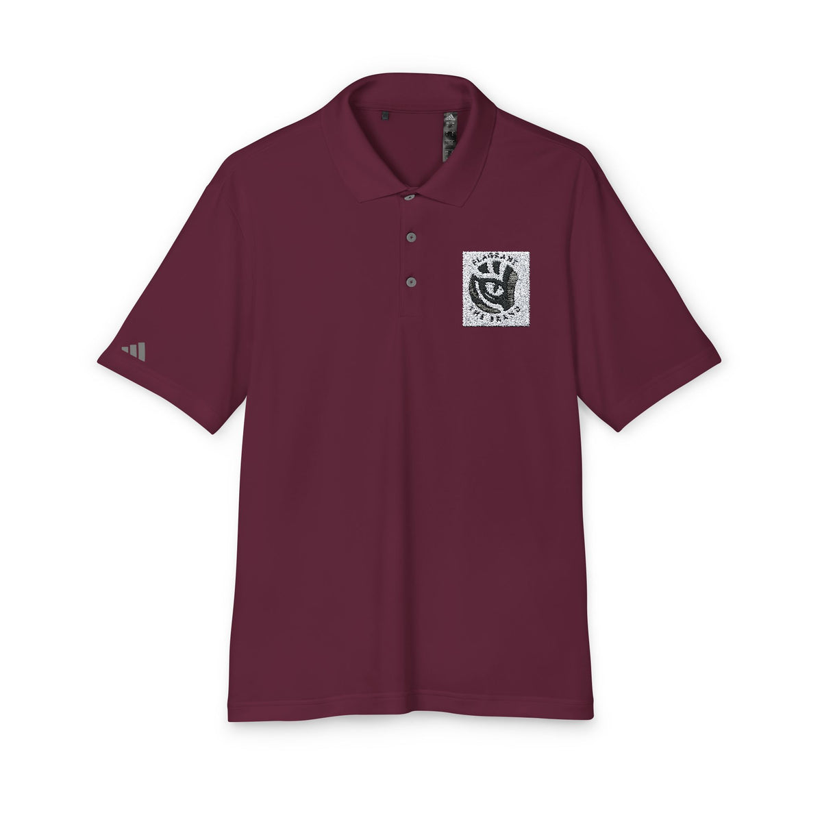 adidas Unisex Performance Polo with Graphic Print - Casual Sporty Apparel