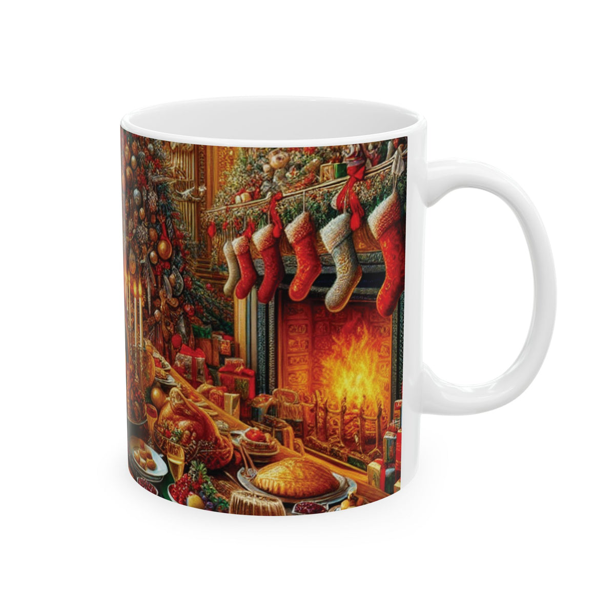 Festive Holiday Ceramic Mug - Perfect for Cozy Winter Moments