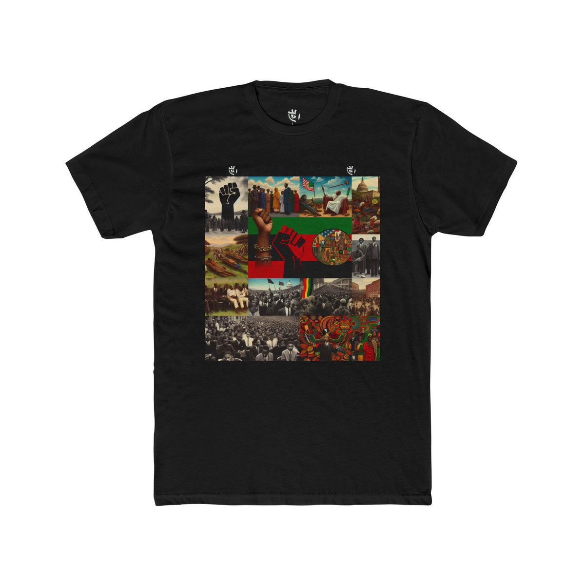 Never Forget  Black History  Unisex Cotton Crew Tee
