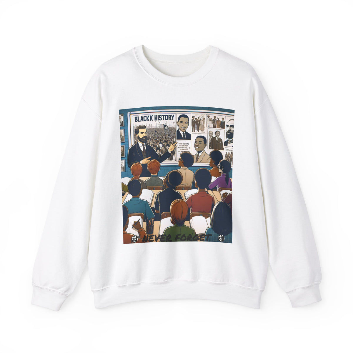 Black History Crewneck Sweatshirt - Unisex Heavy Blend™