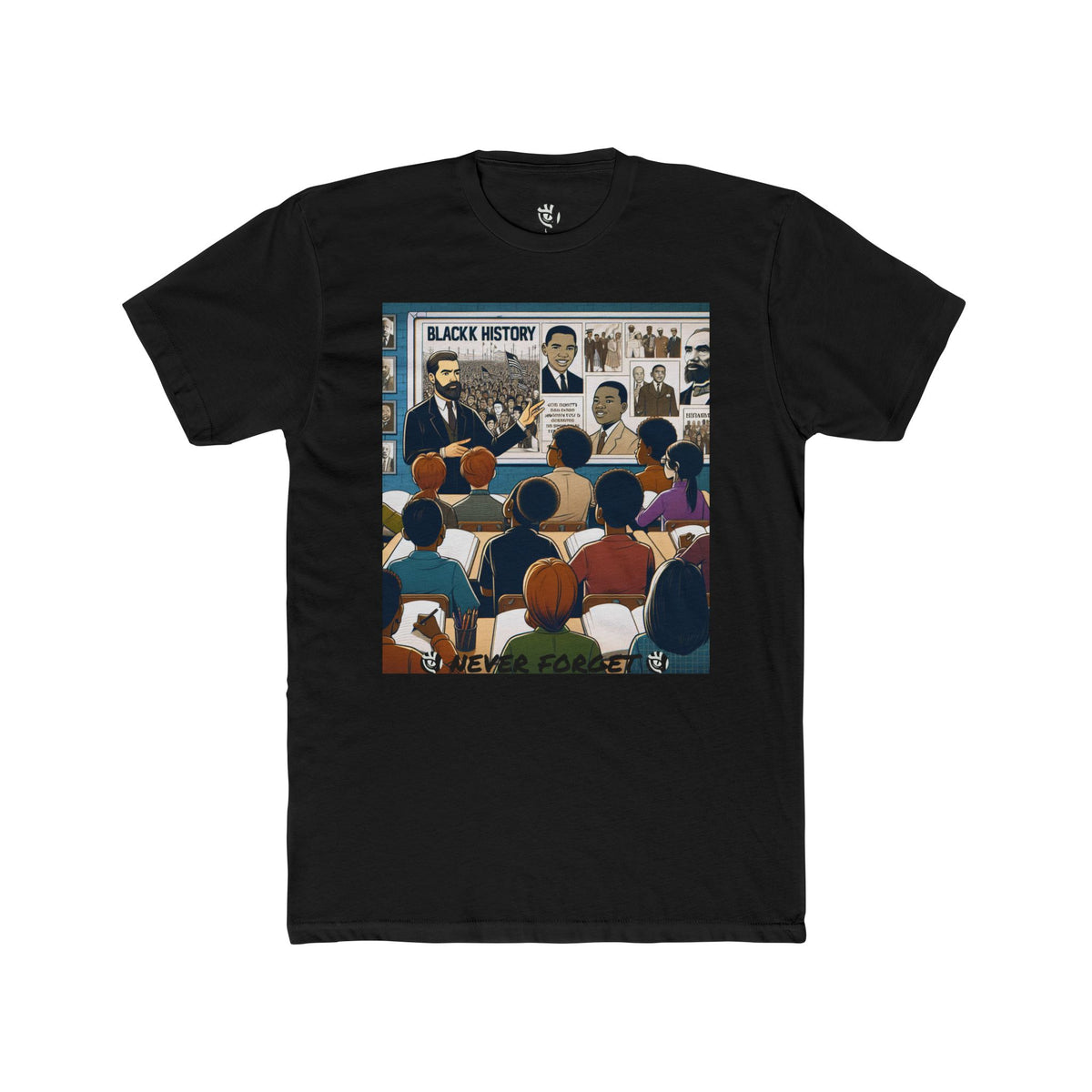 Unisex Cotton Crew Tee - Celebrating Black History Design