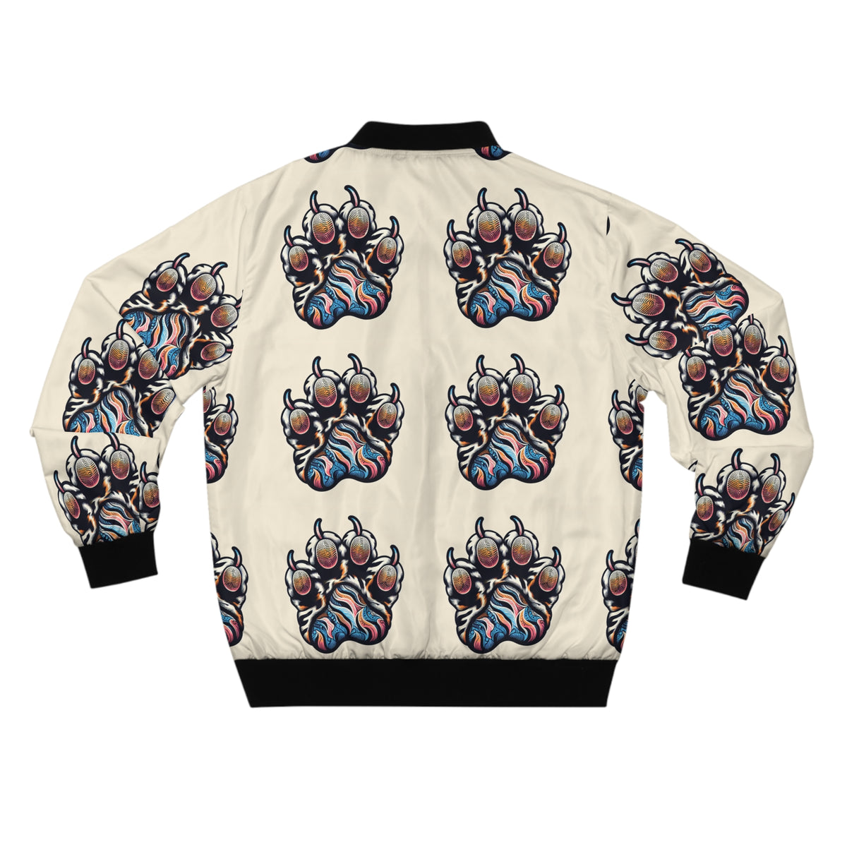 Men's Stylish Graphic Bomber Jacket - Unique Artistic Design for Trendsetters
