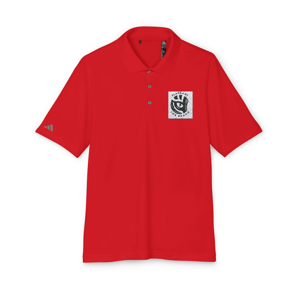 adidas Unisex Performance Polo with Graphic Print - Casual Sporty Apparel