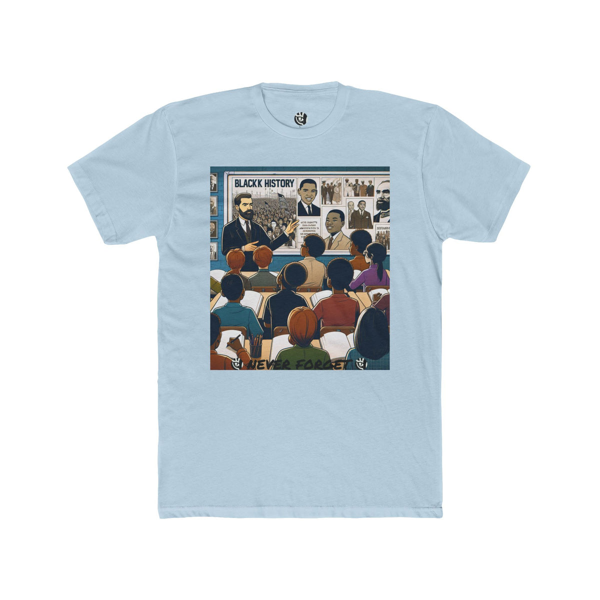 Unisex Cotton Crew Tee - Celebrating Black History Design